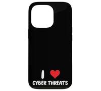 J'adore Les cybermenaces - Heart - Info Sec Security IT Tech Coque pour iPhone 13 Pro