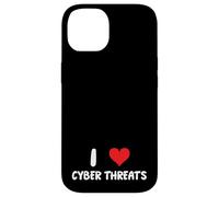 J'adore Les cybermenaces - Heart - Info Sec Security IT Tech Coque pour iPhone 14