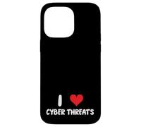 J'adore Les cybermenaces - Heart - Info Sec Security IT Tech Coque pour iPhone 14 Pro Max