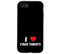 J'adore Les cybermenaces - Heart - Info Sec Security IT Tech Coque pour iPhone SE (2020) / 7/8