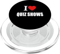 J'adore Les émissions de Quiz pour Les Fans de programmes de Quiz télévisés et Amateurs de Trivia PopSockets PopGrip pour MagSafe