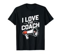 J'adore Les encouragements enthousiastes de l'entraîneur T-Shirt Graphique avec Valeur