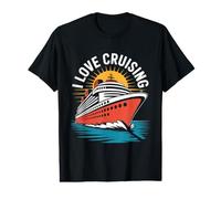 J'adore Les escapades en mer en croisière T-Shirt Graphique avec Valeur