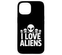 J'adore Les extraterrestres et la Connexion Extraterrestre Coque pour iPhone 15