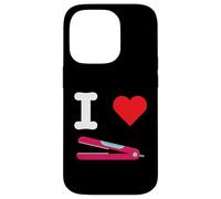 J'adore Les fers à Lisser Heat Styling Beauty Coiffers Coque pour iPhone 14 Pro