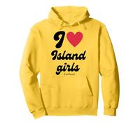 J'adore Les Filles DE L'ÎLE Sweat à Capuche