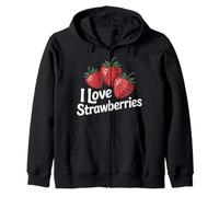 J'adore les fraises, adorables amateurs de fruits Sweat à Capuche