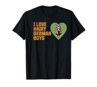 J'adore Les garçons poilus pour Les Mamans bergères allemandes T-Shirt