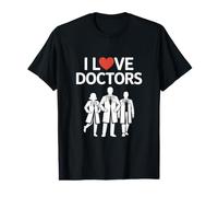 J'adore Les héros de la santé des médecins T-Shirt Graphique avec Valeur