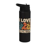 J'adore les ingénieurs, l'appréciation de l'innovation Stainless Steel Insulated Water Bottle