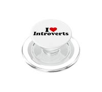 J'adore Les INTROVERTIS AU CŒUR PopSockets PopGrip pour MagSafe