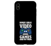 J'adore Les Jeux vidéo et la Saint-Valentin drôle de ma mère Coque pour iPhone XS Max