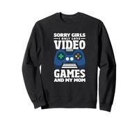 J'adore Les Jeux vidéo et la Saint-Valentin drôle de ma mère Sweatshirt