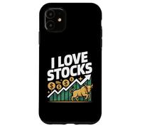 J'adore les marchés haussiers passionnés par les actions Coque pour iPhone 11