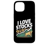 J'adore les marchés haussiers passionnés par les actions Coque pour iPhone 15