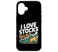 J'adore les marchés haussiers passionnés par les actions Coque pour iPhone 16