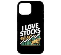 J'adore les marchés haussiers passionnés par les actions Coque pour iPhone 16 Pro Max