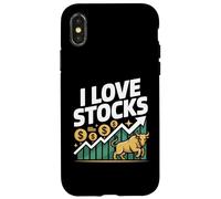 J'adore les marchés haussiers passionnés par les actions Coque pour iPhone X/XS