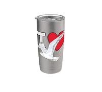 J'adore les mouettes Gobelet isotherme en acier inoxydable double paroi