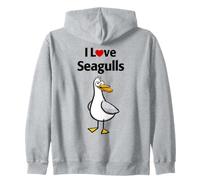 J'adore Les mouettes Sweat à Capuche