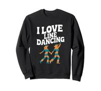 J'adore Les mouvements Country Amusants de Line Dancing Sweatshirt