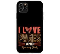 J'adore Les Pages et Les sentiers de Course | Book Lover Running Coque pour iPhone 11 Pro Max