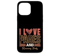 J'adore Les Pages et Les sentiers de Course | Book Lover Running Coque pour iPhone 13 Pro Max