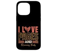 J'adore Les Pages et Les sentiers de Course | Book Lover Running Coque pour iPhone 14 Pro Max