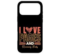 J'adore Les Pages et Les sentiers de Course | Book Lover Running Coque pour iPhone 17 Pro Max