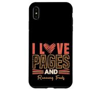J'adore Les Pages et Les sentiers de Course | Book Lover Running Coque pour iPhone XS Max
