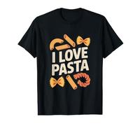 J'adore Les pâtes, la Passion de la Cuisine Italienne T-Shirt Graphique avec Valeur