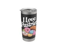 J'adore les pâtisseries Sweet Confectionery Bliss Gobelet isotherme en acier inoxydable double paroi