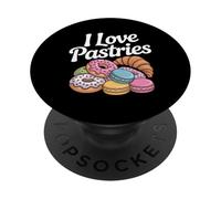 J'adore les pâtisseries Sweet Confectionery Bliss PopSockets PopGrip Adhésif