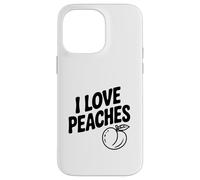 J'adore Les pêches et Les Fruits d'été Coque pour iPhone 14 Pro Max