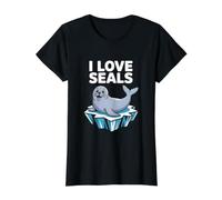 J'adore Les phoques, adorations Mignonnes de phoques et d'iceberg T-Shirt Graphique avec Valeur