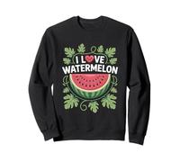 J'adore les plaisirs estivaux juteux de la pastèque Sweatshirt