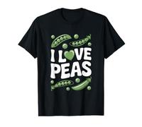 J'adore Les Pois Passionnés de légumes T-Shirt Graphique avec Valeur