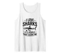 J'adore Les Requins, ce sont Les Gens Qui me Font Peur Débardeur