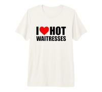 J'adore Les serveuses Chaudes pour Ceux Qui Aiment Leur Serveuse Sexy T-Shirt Haut de Gamme
