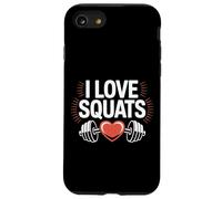 J'adore les squats, une vie de gym motivante Coque pour iPhone SE (2020) / 7 / 8