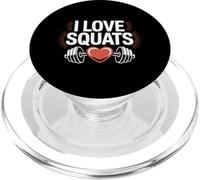 J'adore les squats, une vie de gym motivante PopSockets PopGrip pour MagSafe