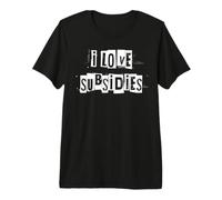J'adore Les subventions T-Shirt Haut de Gamme