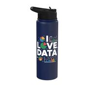 J'adore les tableaux de données, les graphiques et les analyses Stainless Steel Insulated Water Bottle