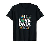 J'adore Les Tableaux de données, Les Graphiques et Les Analyses T-Shirt Graphique avec Valeur