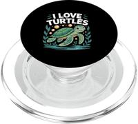 J'adore les tortues Sea Life Ocean PopSockets PopGrip pour MagSafe