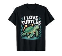 J'adore Les Tortues Sea Life Ocean T-Shirt Graphique avec Valeur