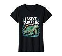 J'adore Les Tortues Sea Life Ocean T-Shirt Graphique avec Valeur