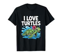 J'adore Les Tortues, Une Jolie Touche d'hibiscus Tropical T-Shirt