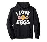J'adore les œufs, adorables petits déjeuners Sweat à Capuche