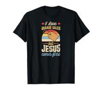 J'adore les vide-greniers, mais Jésus vient en premier, un chrétien drôle T-Shirt